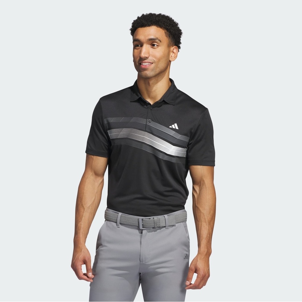 NWT Adidas Core Chest Stripe Polo